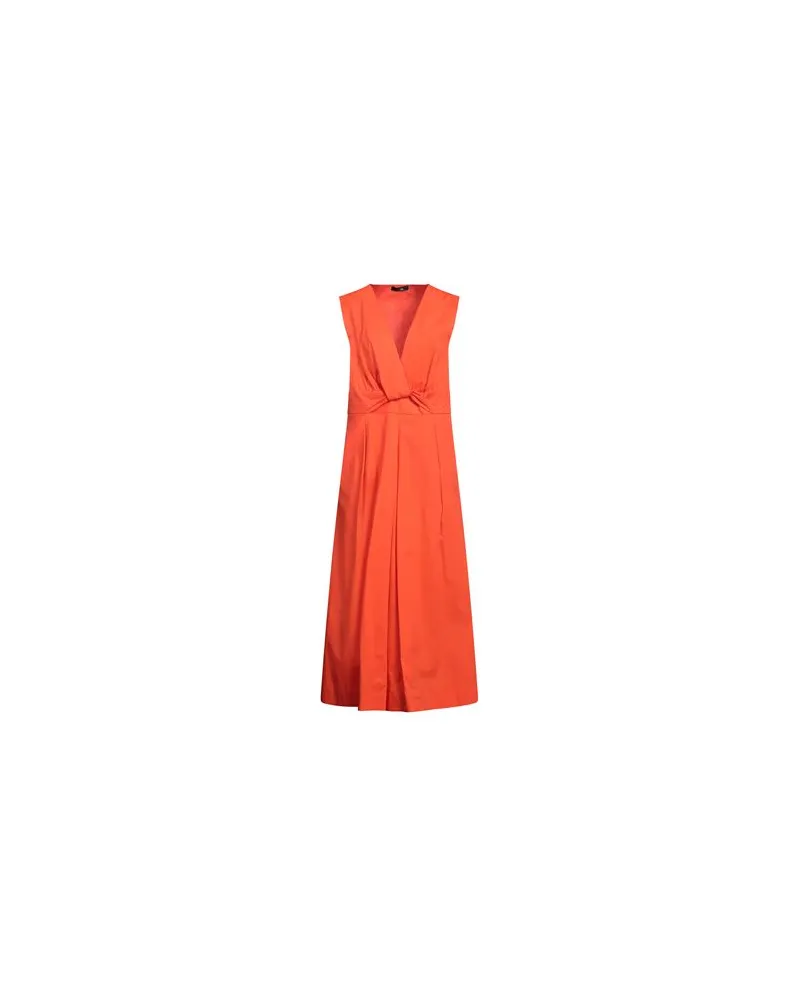Actitude by Twinset KLEIDER - Maxi-Kleiderauf YOOX.COM Tomatenrot