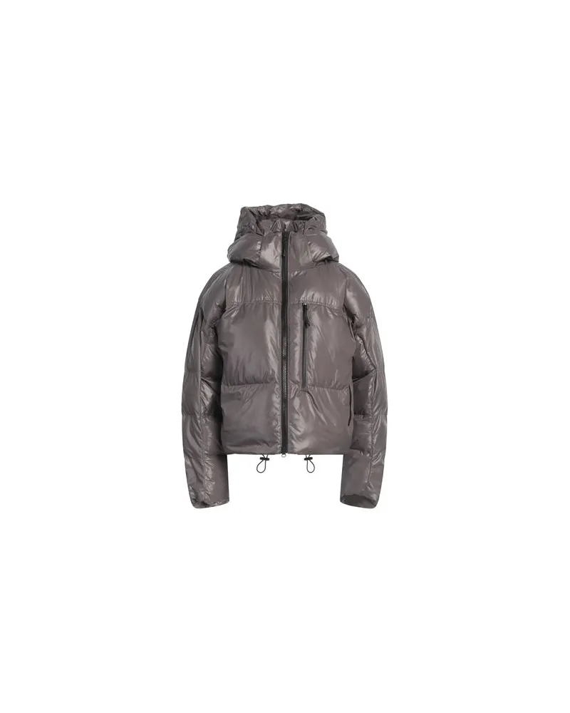 adidas JACKEN & MÄNTEL - Pufferjacken & Daunenjackenauf YOOX.COM Braungrau