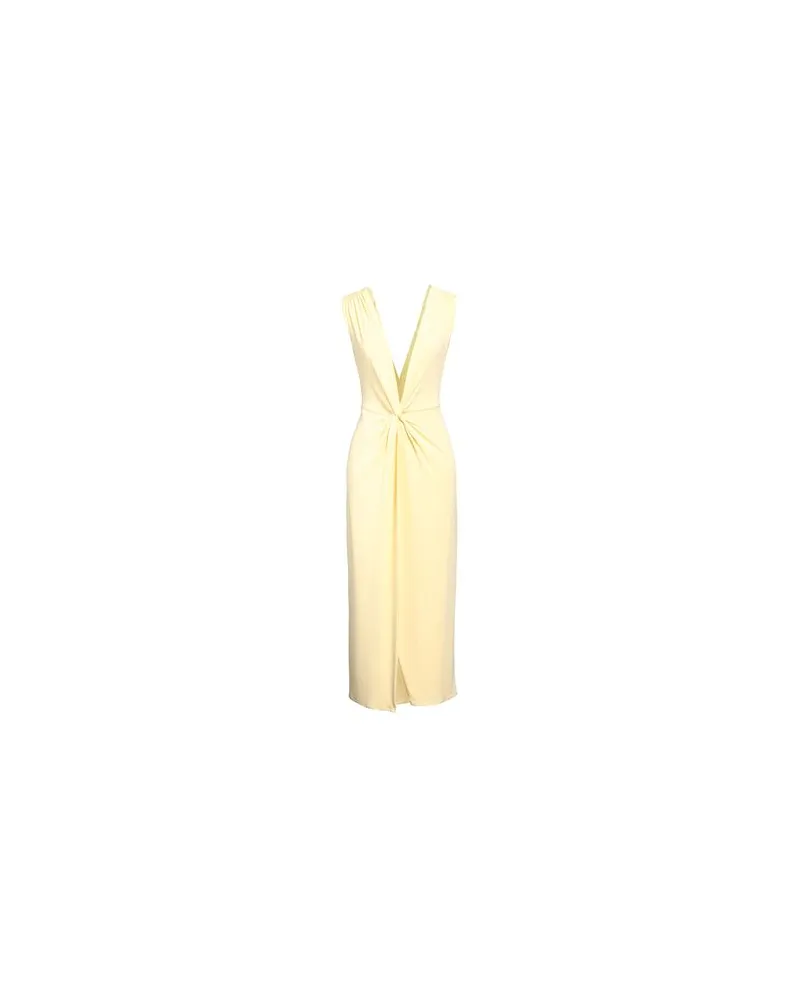Patrizia Pepe KLEIDER - Midi-Kleiderauf YOOX.COM Pastellgelb