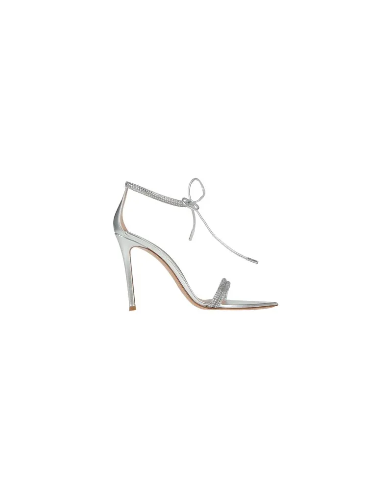 Gianvito Rossi SCHUHE - Sandalenauf YOOX.COM Silber