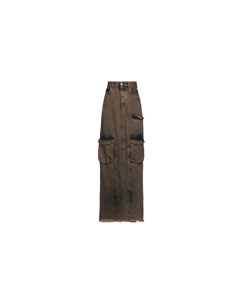 GCDS HOSEN & RÖCKE - Jeansröckeauf YOOX.COM Braun