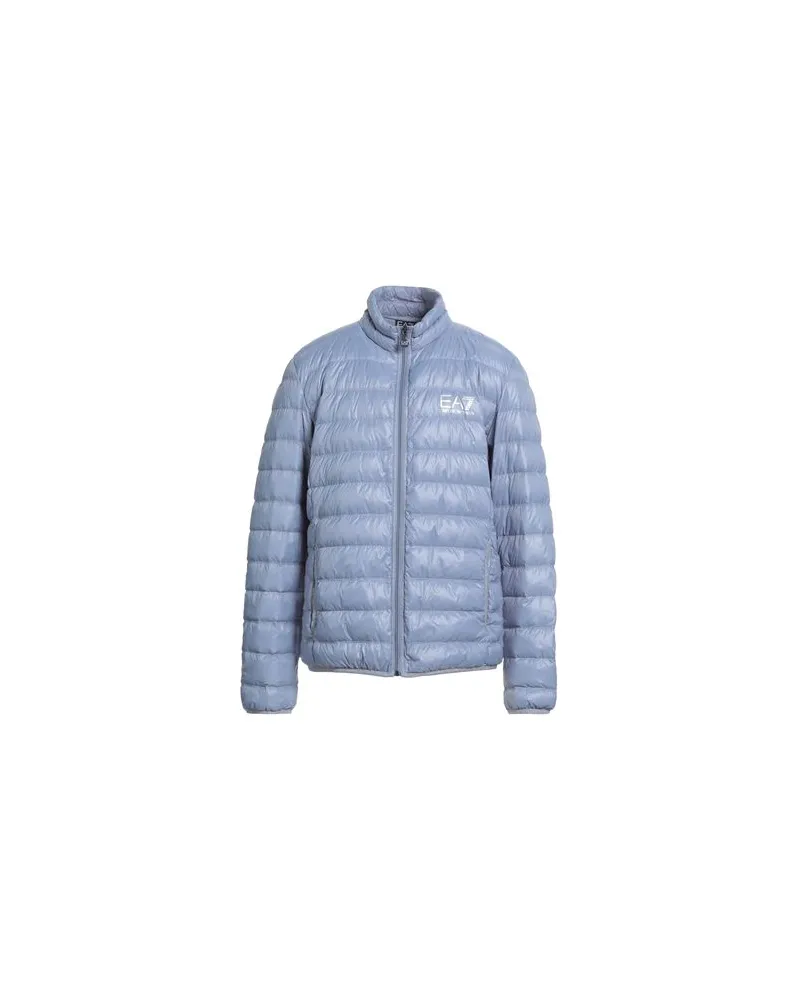EA7 JACKEN & MÄNTEL - Pufferjacken & Daunenjackenauf YOOX.COM Hellblau