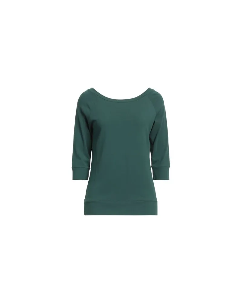 BASE Milano TOPS - T-shirtsauf YOOX.COM Dunkelgrün