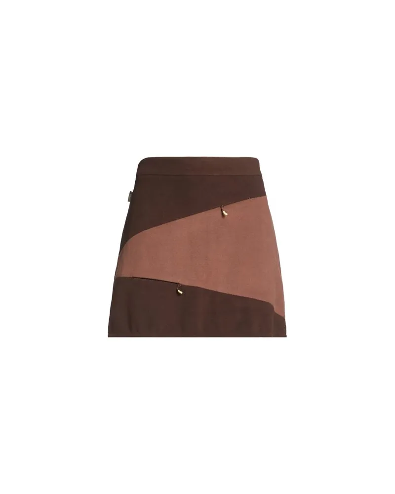 Woolrich BY DANIËLLE CATHARI - HOSEN & RÖCKE - Miniröckeauf YOOX.COM Braun