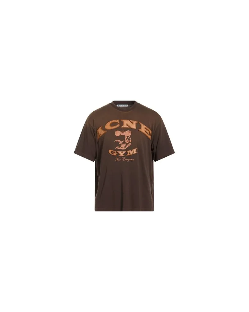Acne Studios TOPS - T-shirtsauf YOOX.COM Dunkelbraun