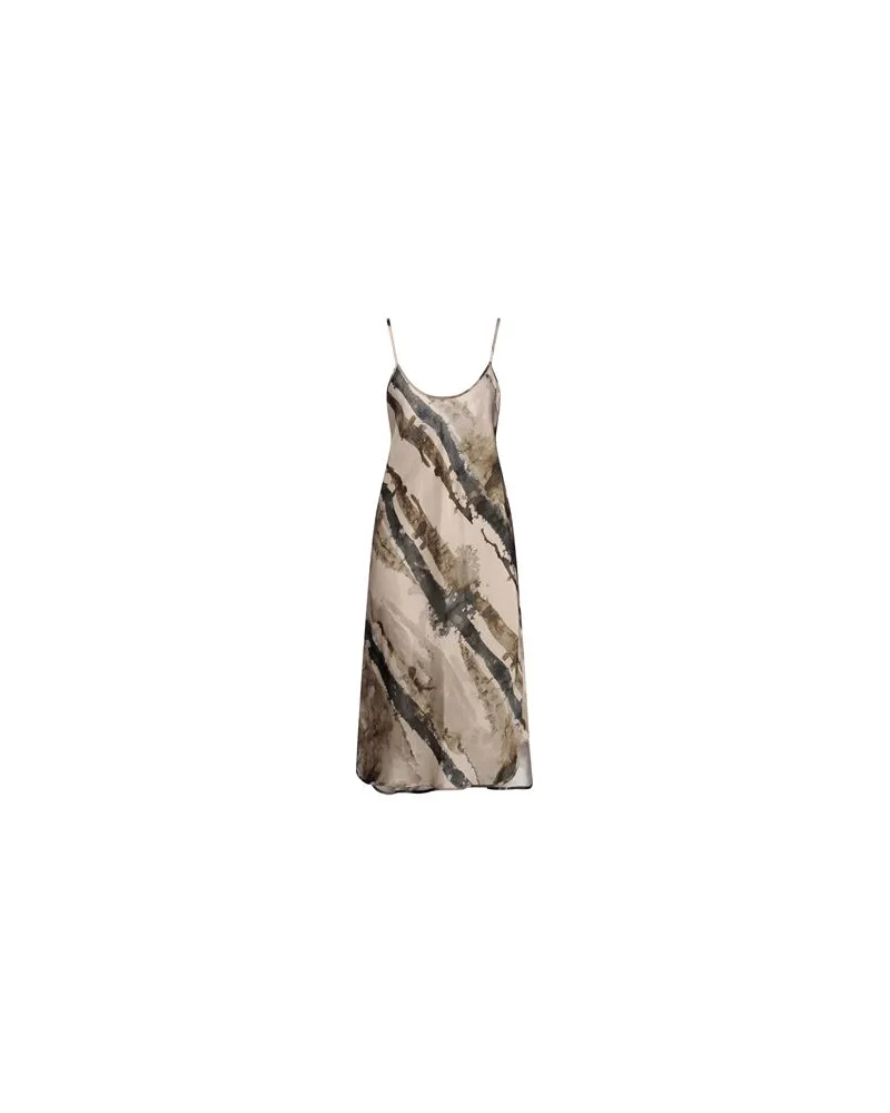 Masnada KLEIDER - Midi-Kleiderauf YOOX.COM Beige