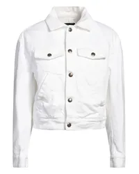 Ann Demeulemeester Jeansjacke/-mantel Weiß