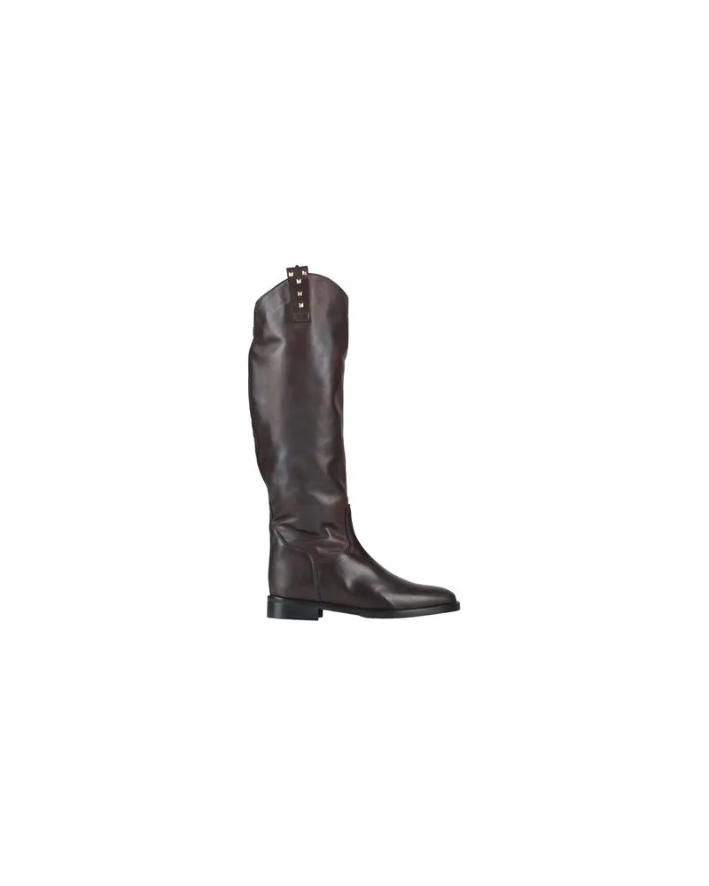 Nila & Nila SCHUHE - Stiefelauf YOOX.COM Dunkelbraun