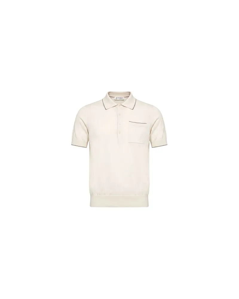 Brunello Cucinelli TOPS - Poloshirtsauf YOOX.COM Beige