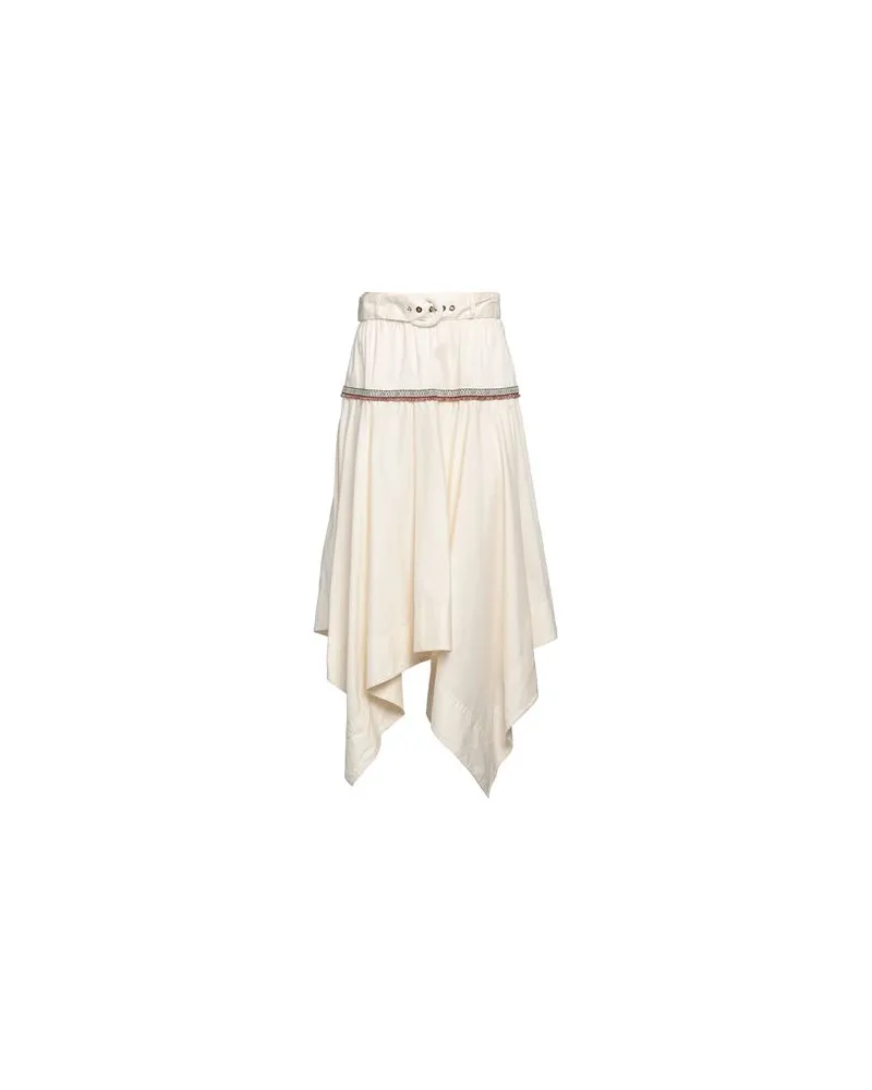 Simona Corsellini HOSEN & RÖCKE - Midi-Röckeauf YOOX.COM Cremeweiß