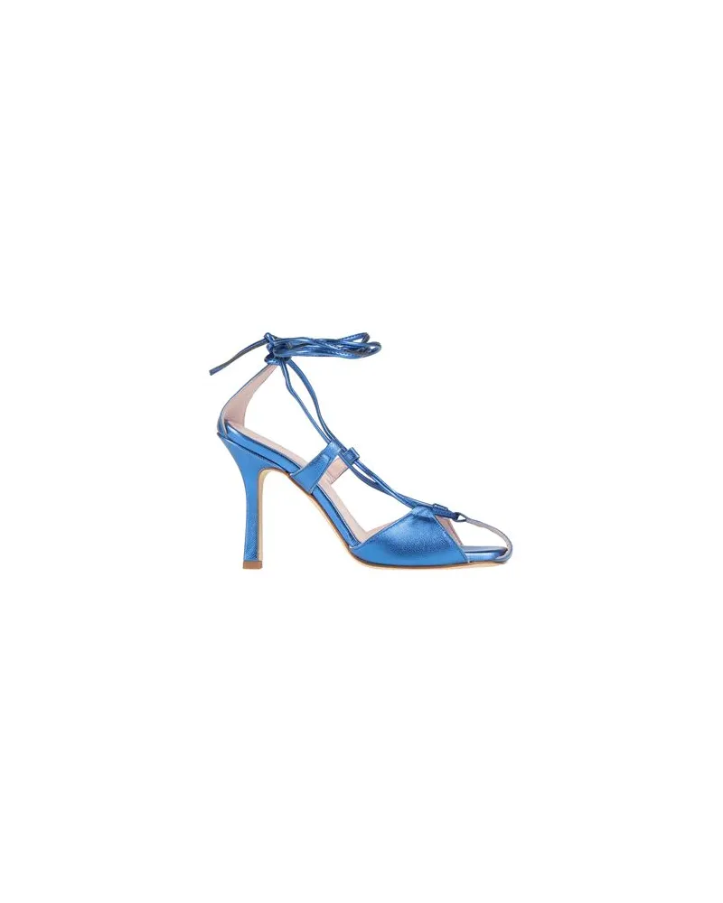 Luca Valentini SCHUHE - Sandalenauf YOOX.COM Königsblau