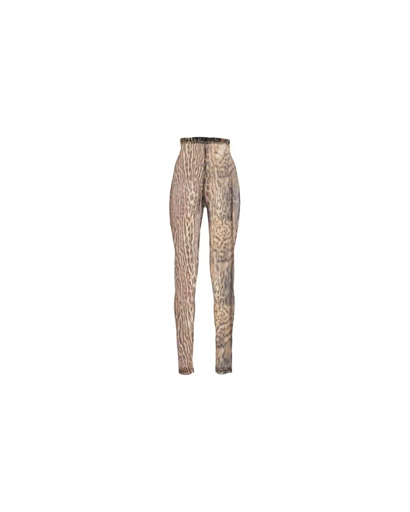 Roberto Cavalli HOSEN & RÖCKE - Leggingsauf YOOX.COM Hellbraun