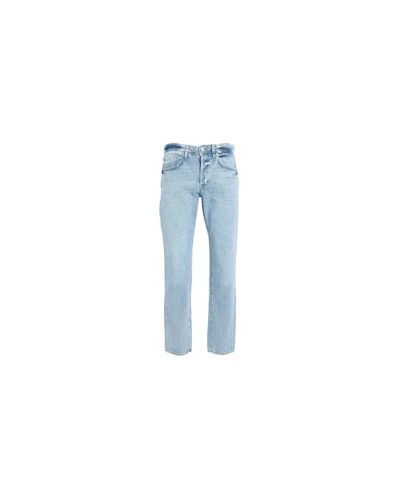Selected Homme HOSEN & RÖCKE - Jeanshosenauf YOOX.COM Blau