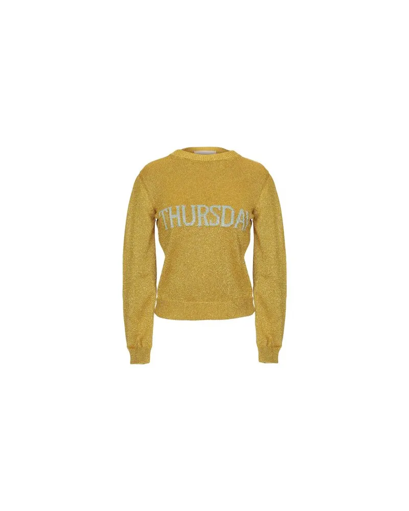 Alberta Ferretti STRICKWAREN - Pulloverauf YOOX.COM Gelb