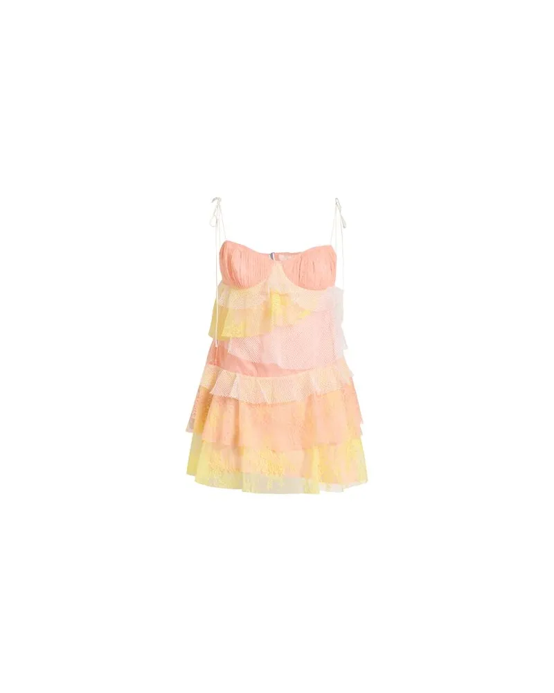 For Love and Lemons KLEIDER - Mini-Kleiderauf YOOX.COM Pfirsich