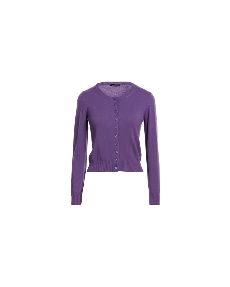 Canessa STRICKWAREN - Strickjackenauf YOOX.COM Violett