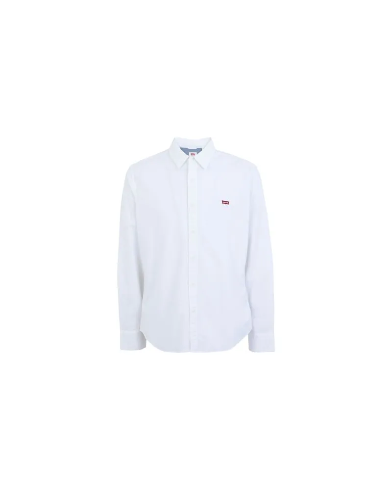 Levi's BATTERY HOUSEMARK SLIM SHIRT  - TOPS - Hemdenauf YOOX.COM Weiß