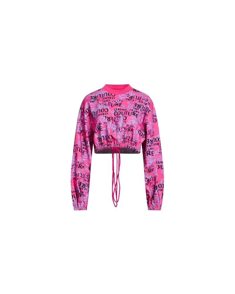 Versace Jeans TOPS - Sweatshirtsauf YOOX.COM Fuchsia