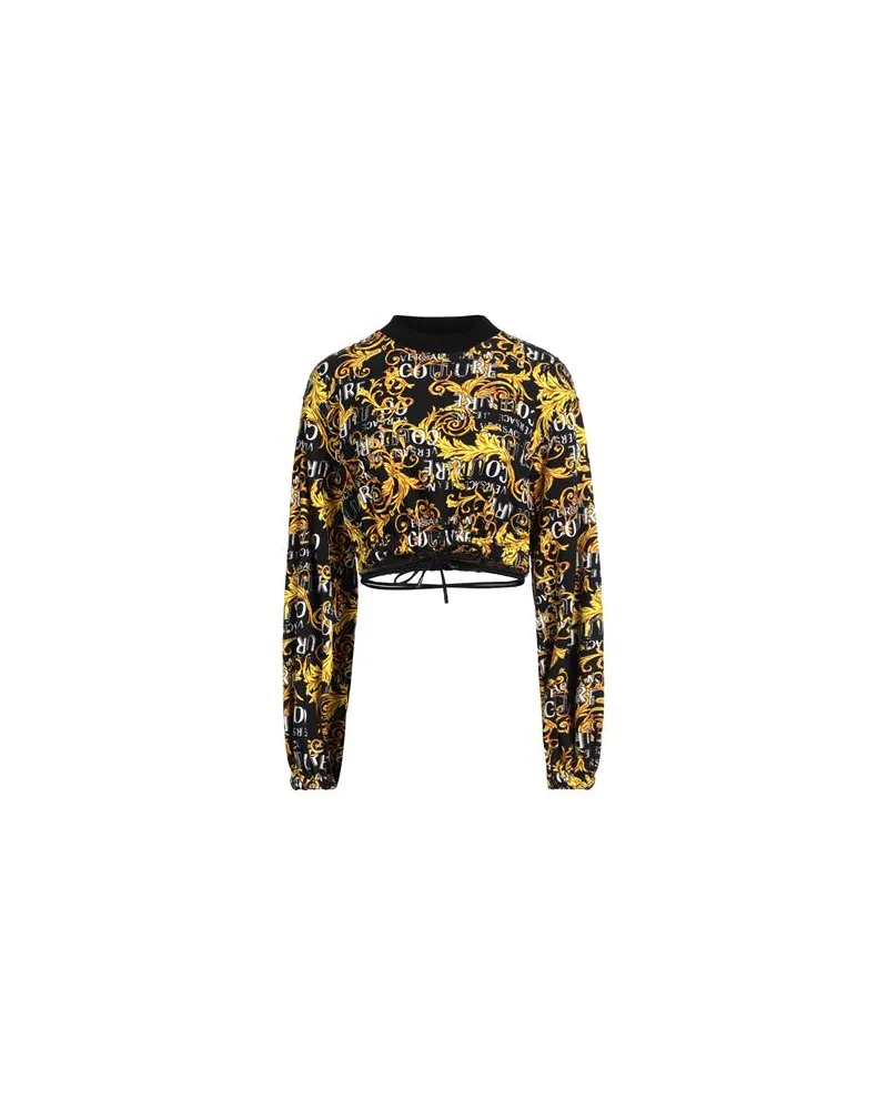 Versace Jeans TOPS - Sweatshirtsauf YOOX.COM Schwarz