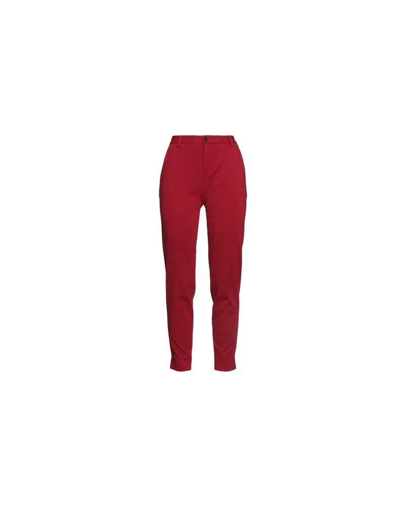 120% Lino HOSEN & RÖCKE - Hosenauf YOOX.COM Rot