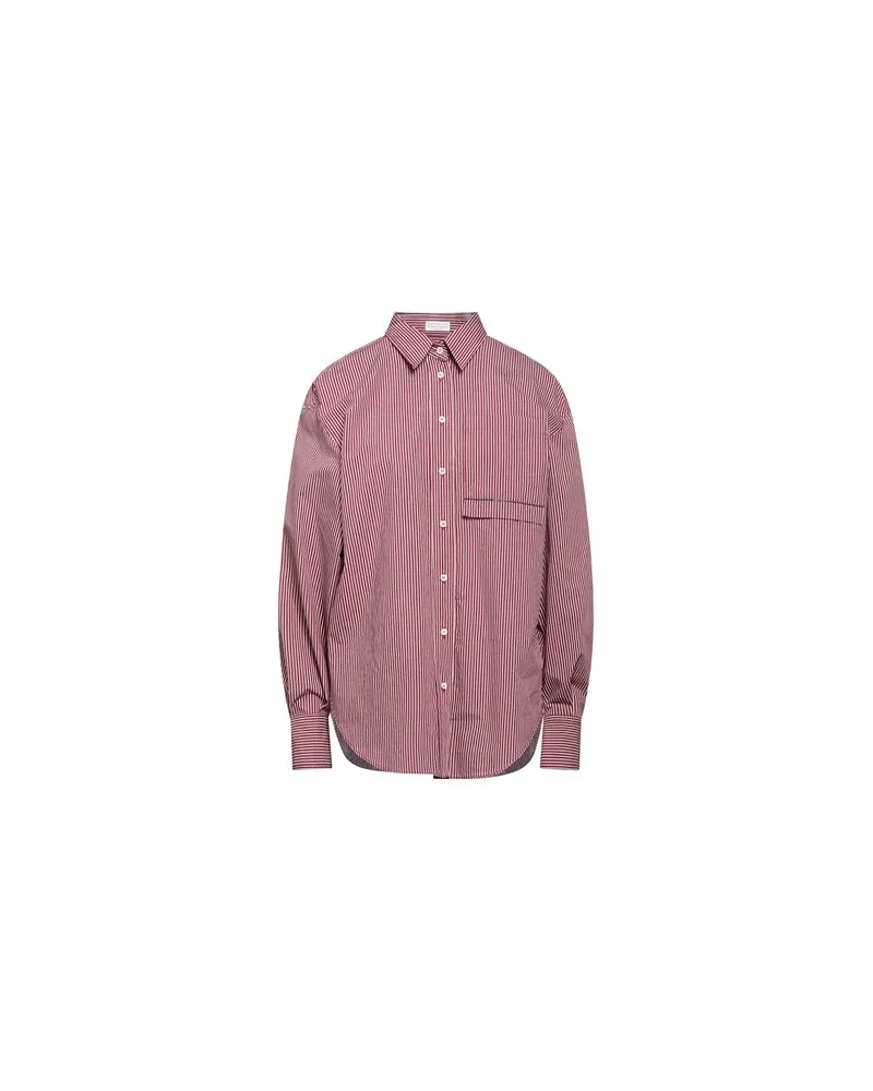 Brunello Cucinelli TOPS - Hemdenauf YOOX.COM Bordeaux