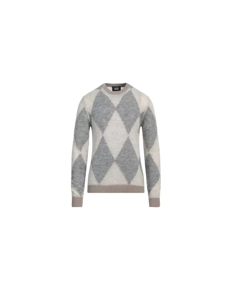 Alpha Studio STRICKWAREN - Pulloverauf YOOX.COM Maulwurfsgrau