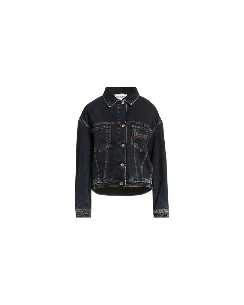 Iceberg JACKEN & MÄNTEL - Jeansjacken/Mäntelauf YOOX.COM Blau