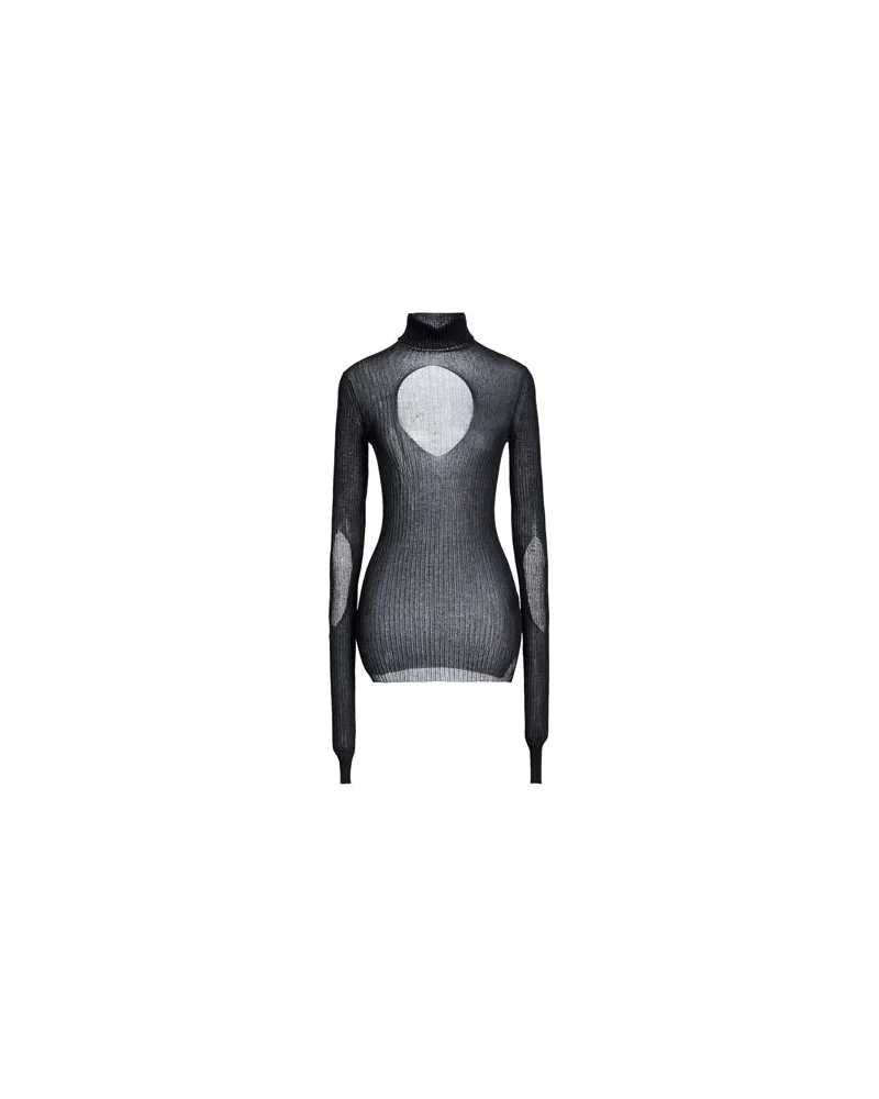 QUIRA STRICKWAREN - Rollkragenpulloverauf YOOX.COM Schwarz