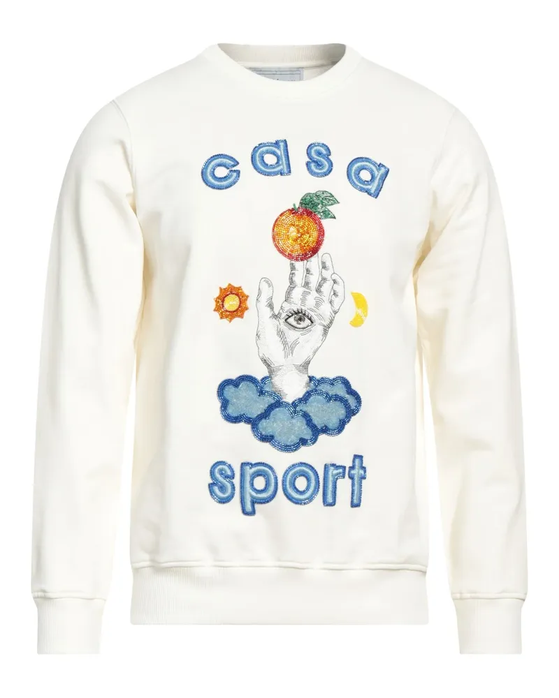 Casablanca Paris Sweatshirt Weiß