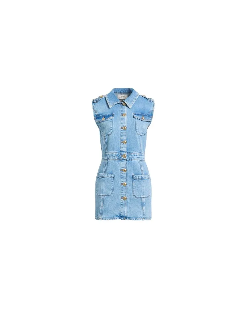 VICOLO DENIM COUTURE - KLEIDER - Mini-Kleiderauf YOOX.COM Blau
