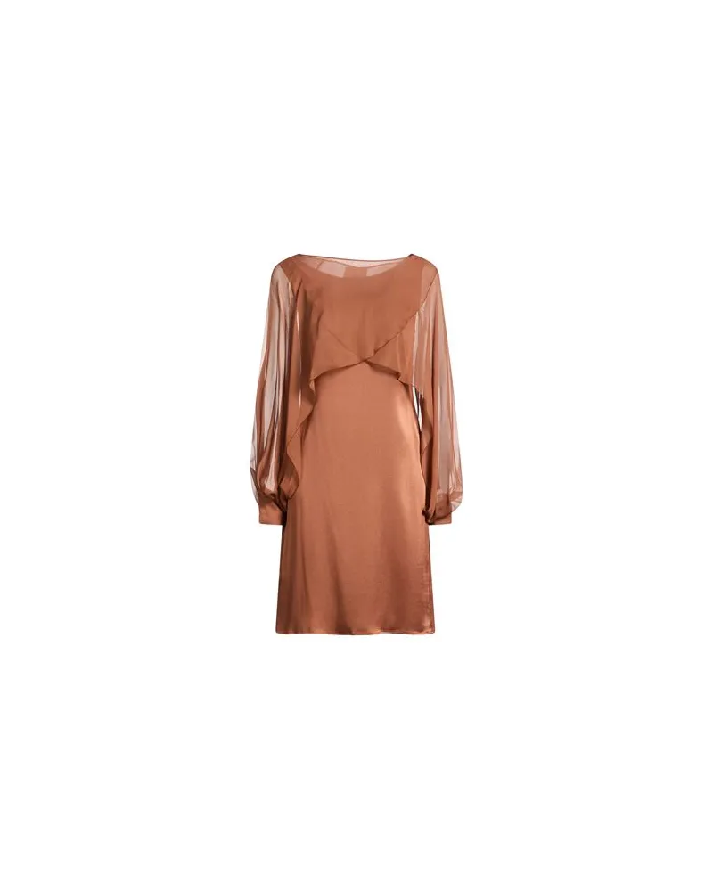 Alberta Ferretti KLEIDER - Mini-Kleiderauf YOOX.COM Bronze