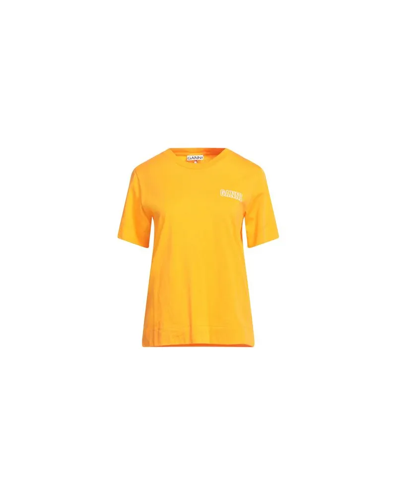 Ganni TOPS - T-shirtsauf YOOX.COM Orange
