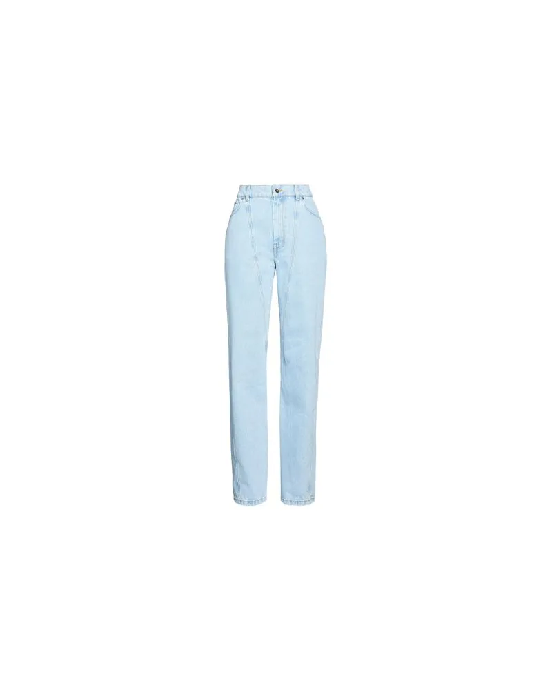 Thierry Mugler HOSEN & RÖCKE - Jeanshosenauf YOOX.COM Blau