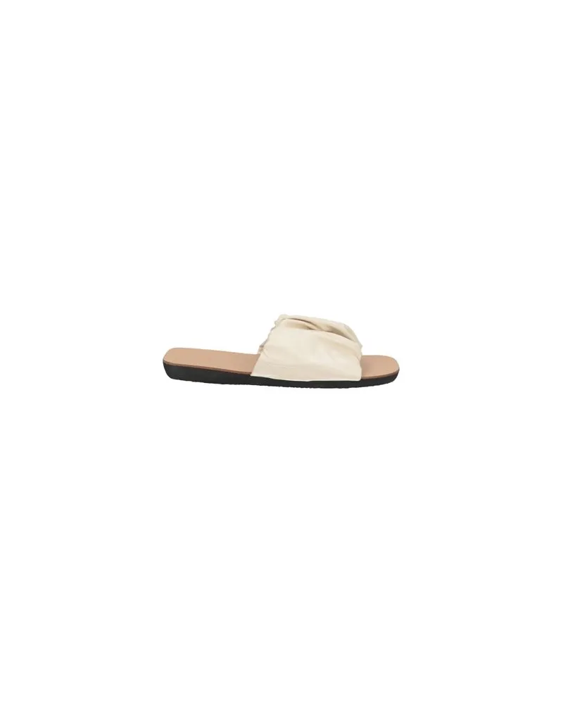 Jil Sander SCHUHE - Sandalenauf YOOX.COM Elfenbein