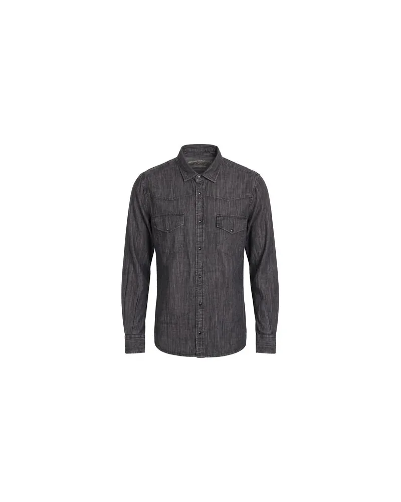Original Vintage Style TOPS - Jeanshemdenauf YOOX.COM Braungrau