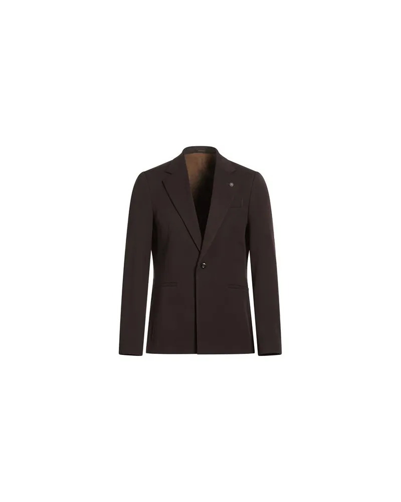 OFFICINA 36 ANZÜGE und CO-ORDS - Blazersauf YOOX.COM Dunkelbraun