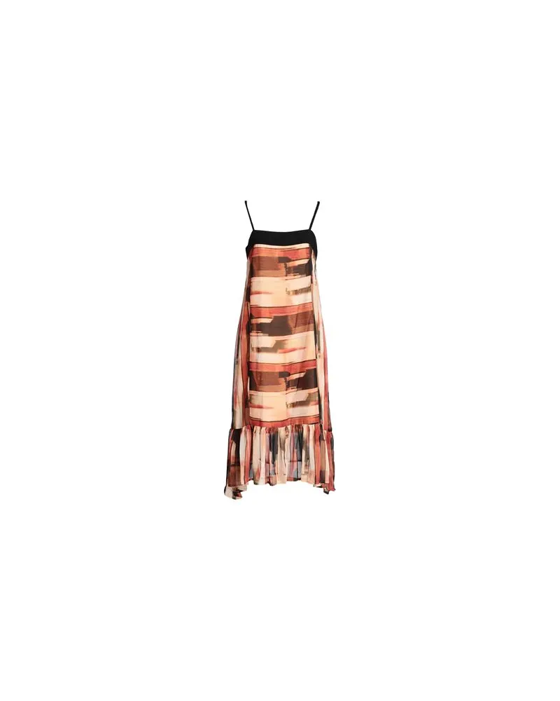 DKNY KLEIDER - Midi-Kleiderauf YOOX.COM Pfirsich