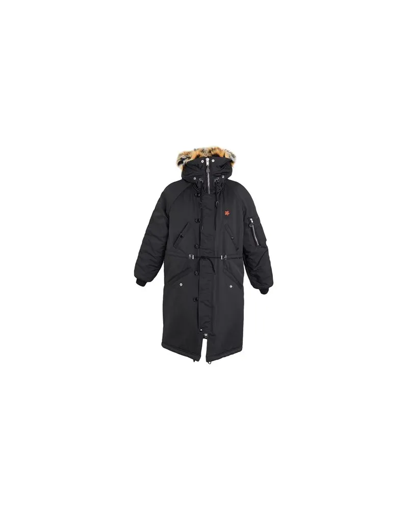 Kenzo JACKEN & MÄNTEL - Mäntelauf YOOX.COM Schwarz