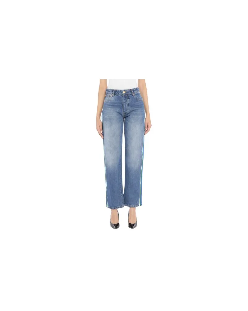 Victoria Beckham HOSEN & RÖCKE - Jeanshosenauf YOOX.COM Blau