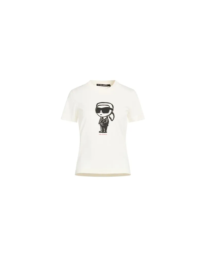 Karl Lagerfeld TOPS - T-shirtsauf YOOX.COM Elfenbein