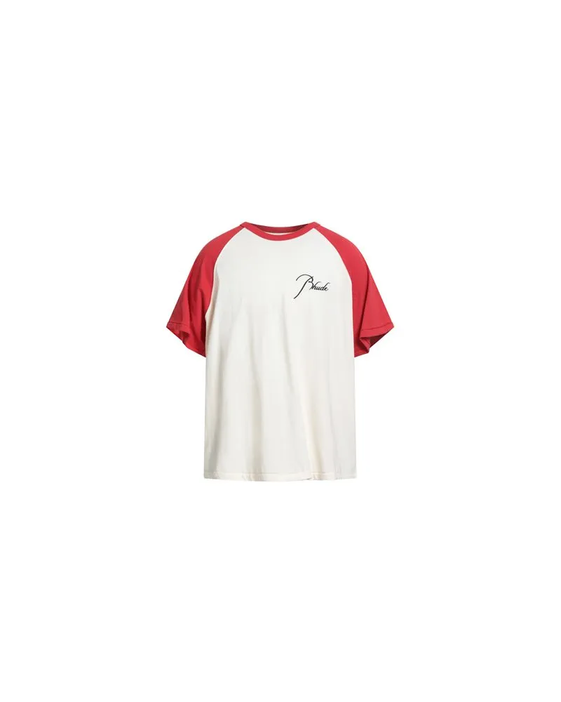 RHUDE TOPS - T-shirtsauf YOOX.COM Cremeweiß