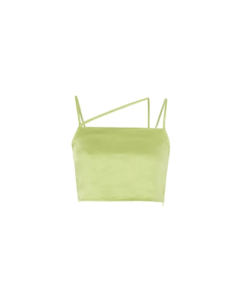 8 by Yoox STRAP CROP TOP  - TOPS - Topsauf YOOX.COM Limettengrün