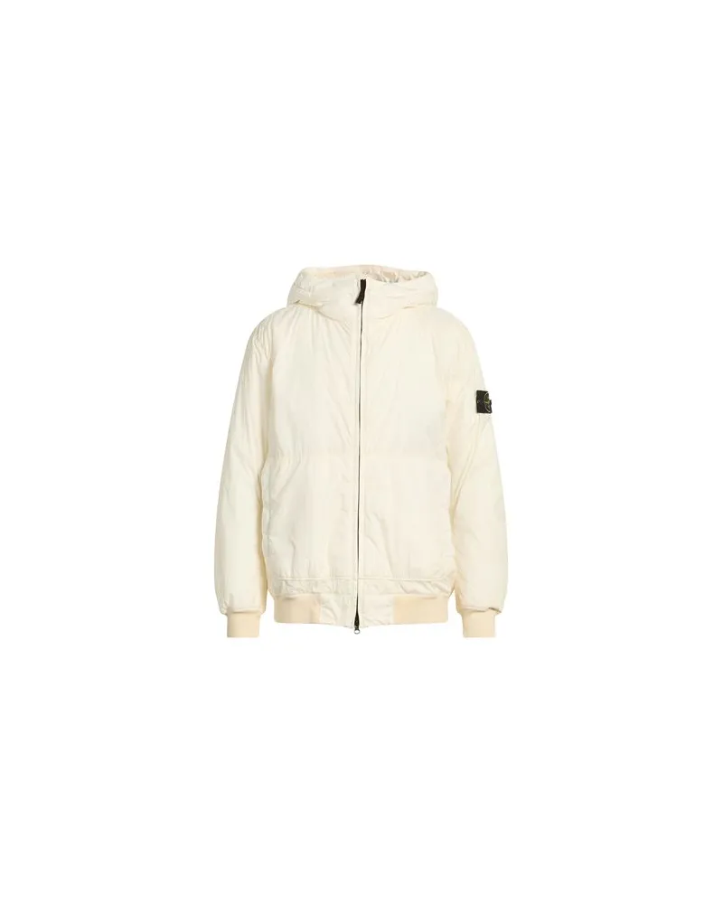 Stone Island JACKEN & MÄNTEL - Pufferjacken & Daunenjackenauf YOOX.COM Elfenbein