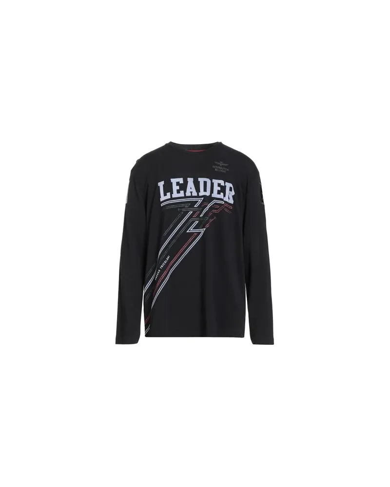 Aeronautica Militare TOPS - T-shirtsauf YOOX.COM Schwarz