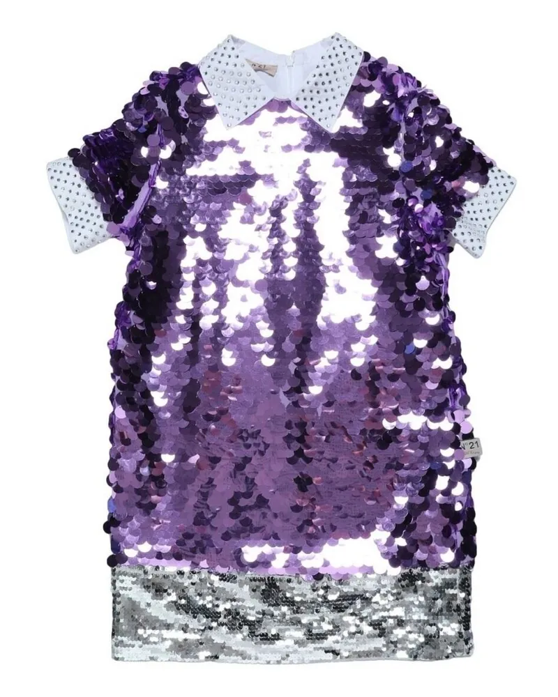 N° 21 Mini-Kleid Violett