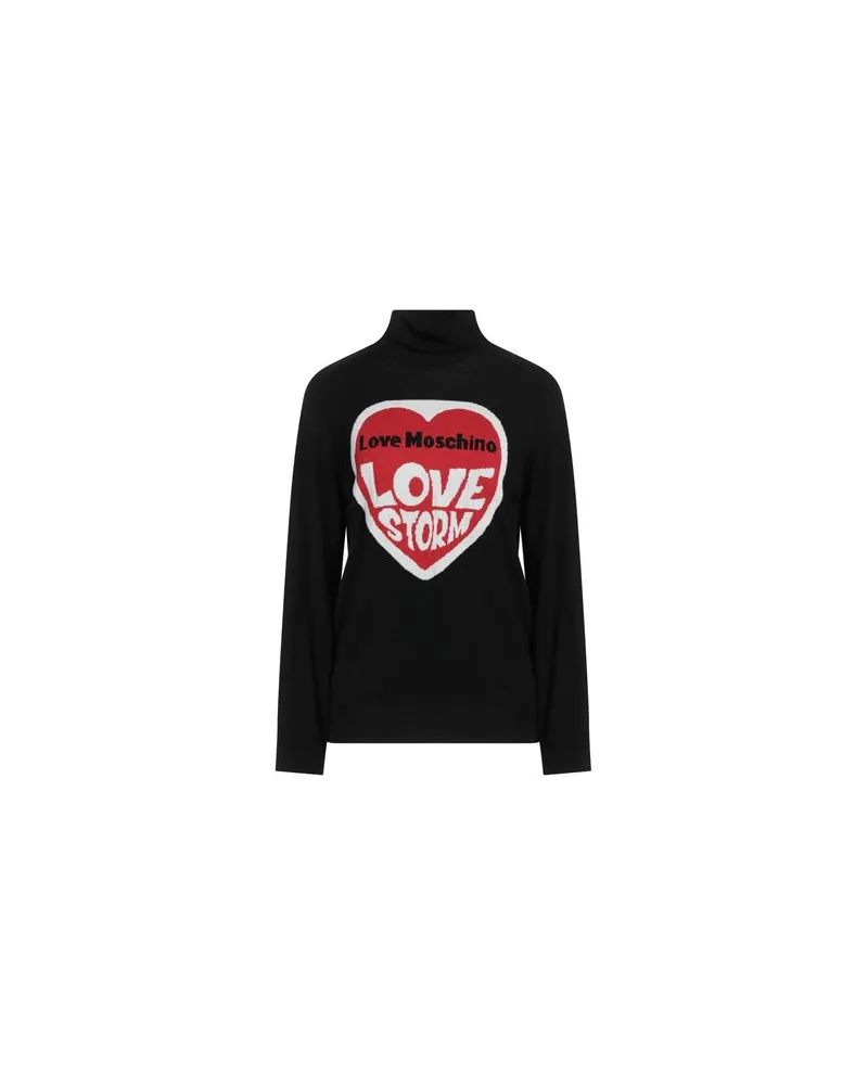 Moschino STRICKWAREN - Rollkragenpulloverauf YOOX.COM Schwarz