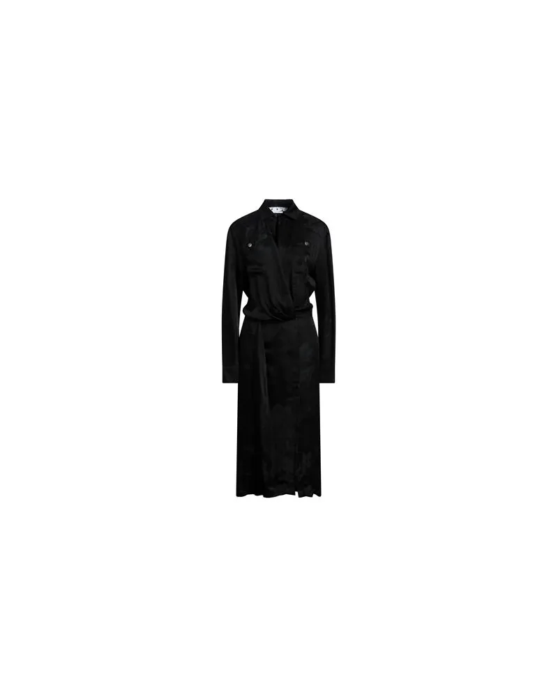OFF-WHITE KLEIDER - Midi-Kleiderauf YOOX.COM Schwarz