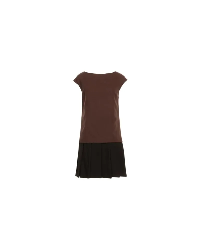 Ermanno Scervino KLEIDER - Mini-Kleiderauf YOOX.COM Braun