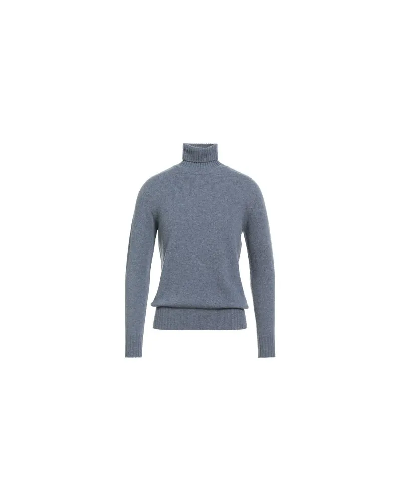 Malo STRICKWAREN - Rollkragenpulloverauf YOOX.COM Taubenblau