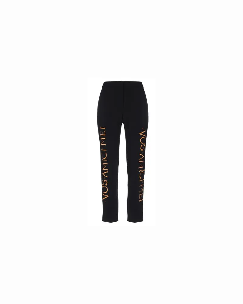 Moschino HOSEN & RÖCKE - Hosenauf YOOX.COM Schwarz